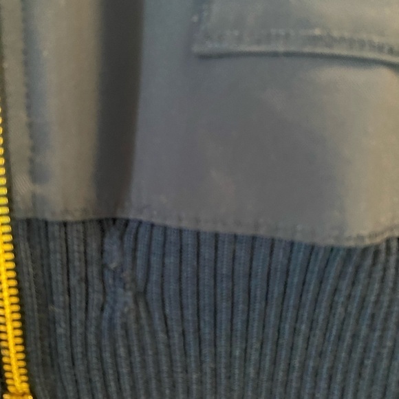 St.John cowl neck double zipper jacket - Picture 3 of 4